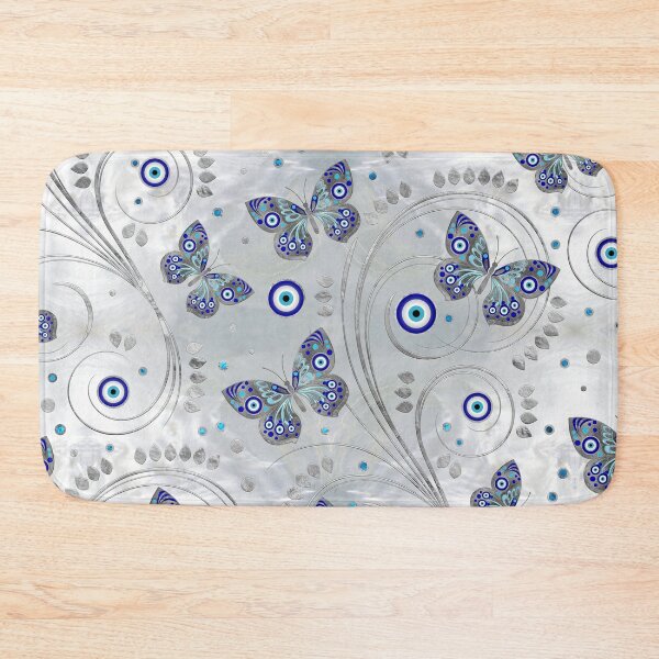 Item preview, Butterfly Evil Eye Pattern on pearl designed and sold by k9printart.