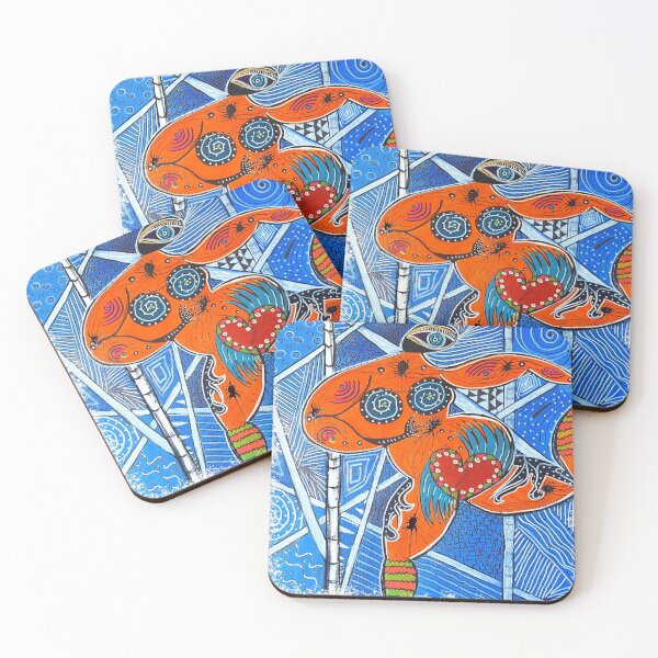 Item preview, caleidoscope de - aborigine psychodelic designed and sold by LedaundZeus.