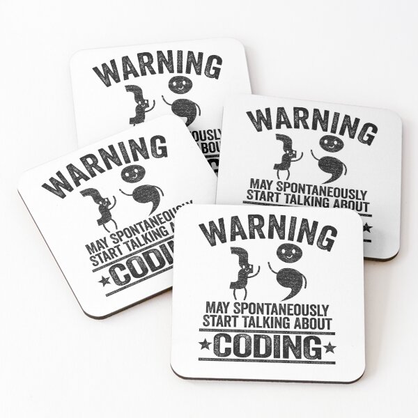 Item preview, Warning May Talk About Coding Funny Programmer Web Developer designed and sold by Stronzi.
