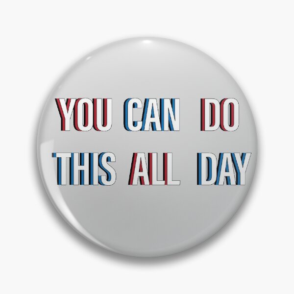 Item preview, You Can Do This All Day Red + Blue + Black Outlines Horizontal designed and sold by egleruta.