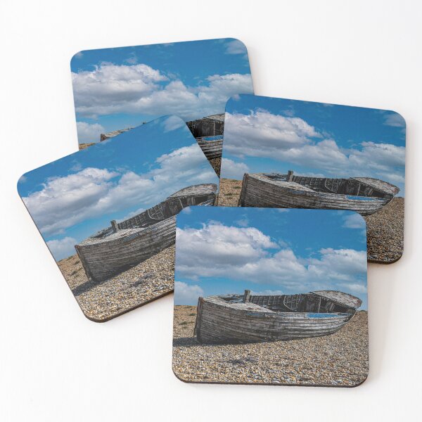 Item preview, Abandoned fishing boats at Dungeness in Kent. designed and sold by Adrian Rowley.