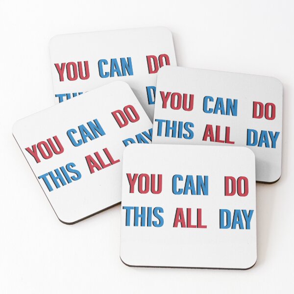 Item preview, You Can Do This All Day Red + Blue + Black Horizontal designed and sold by egleruta.