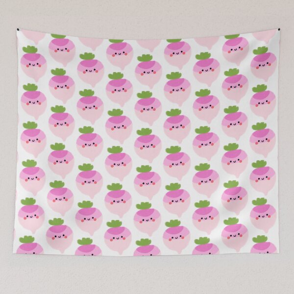 Item preview, Kawaii violet turnip with cute face doodle designed and sold by GLwithUs.