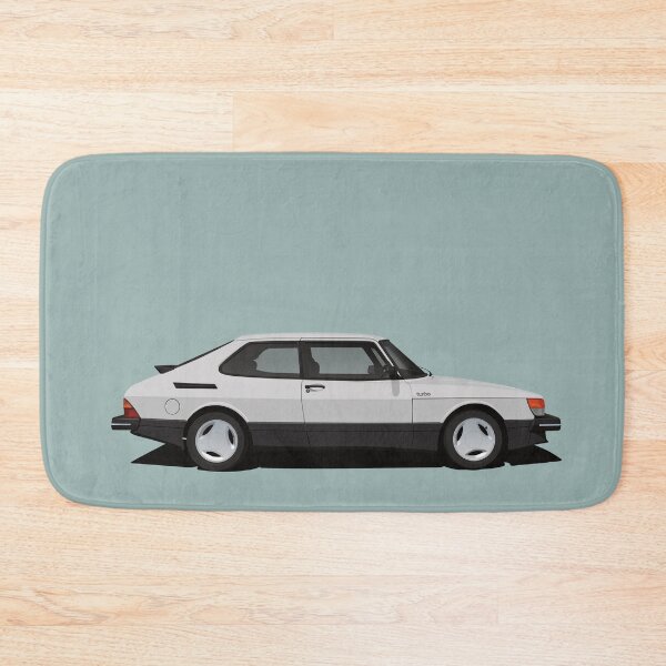Item preview, Saab 900 Turbo Aero - white - side view designed and sold by knappidesign.