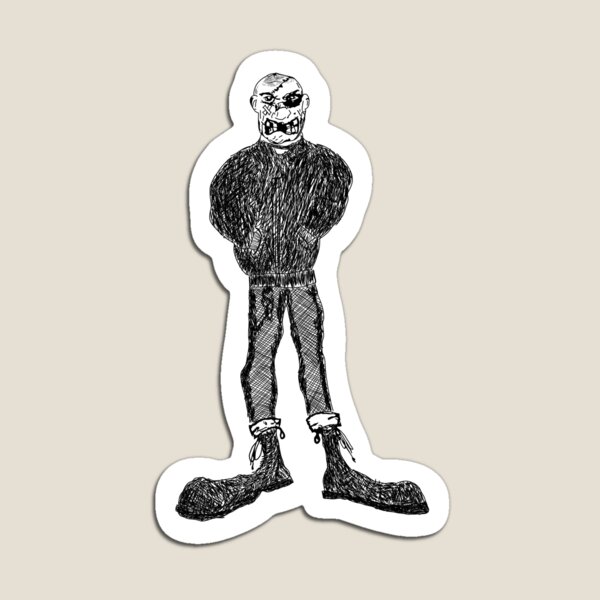 Skinhead Guy Magnets for Sale