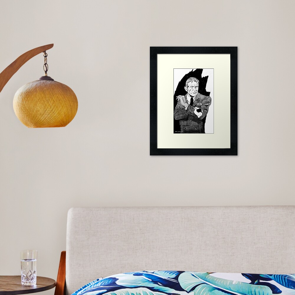 Sherlock Holmes Wounded Framed Art Print