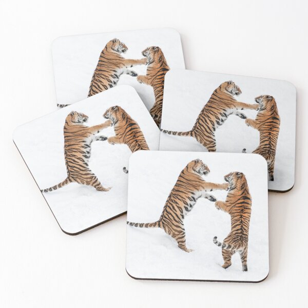 Item preview, Fighting Amur tigers designed and sold by Ingo Gerlach.