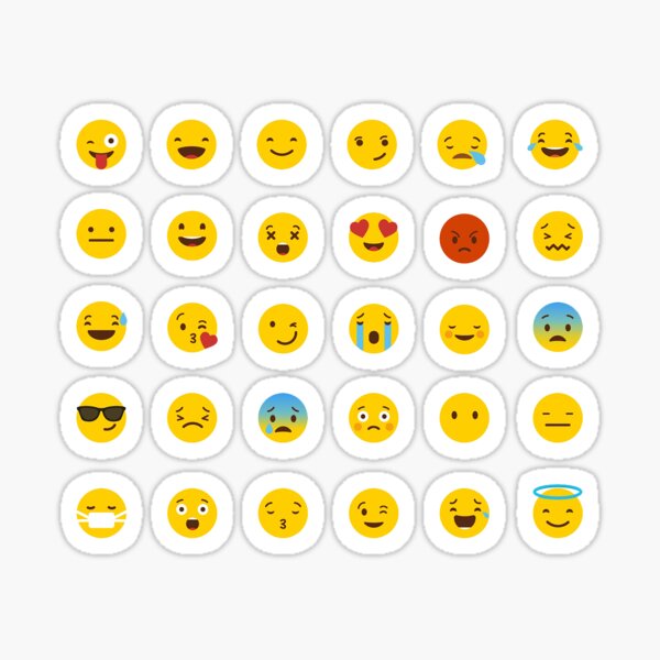 Small Smiley Face Stickers, Stickers for Kids