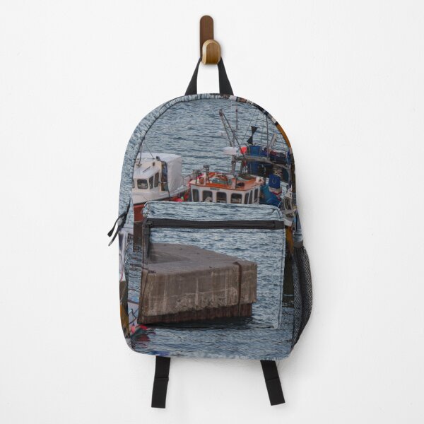Item preview, Fishing boats at Newquay inner harbour Cornwall designed and sold by Roscorla Photography.