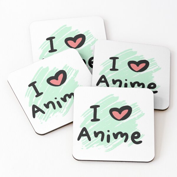 Item preview, I love anime designed and sold by BunNcurry.