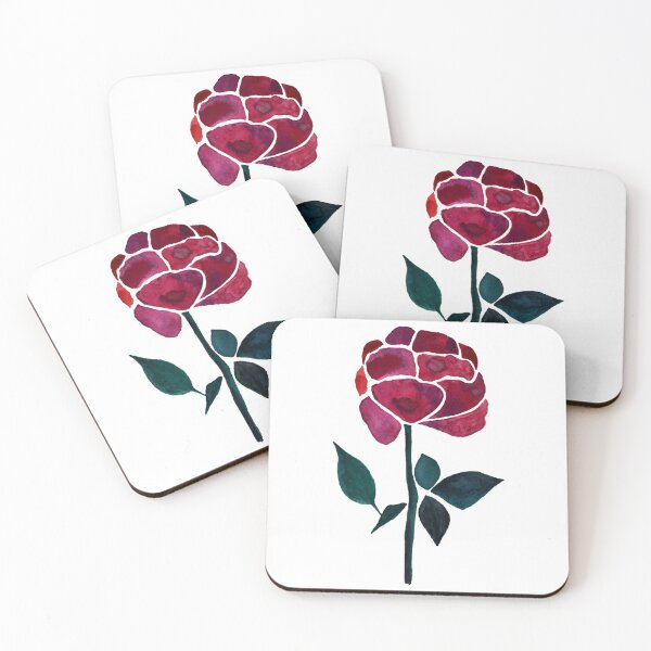 Item preview, Watercolor red rose designed and sold by Sevilka.