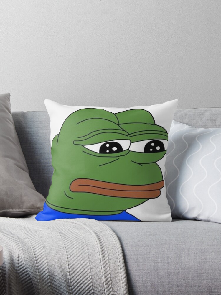 Pepe the cheap frog pillow