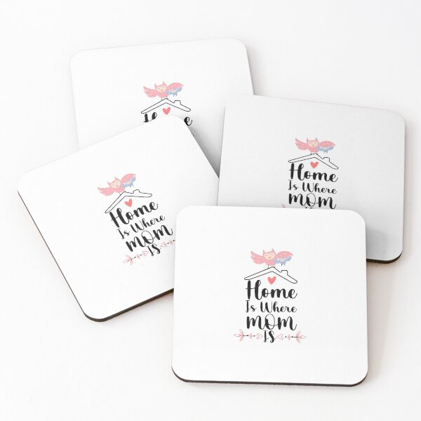 Item preview, Home Is Where Mom Is Vector Art Design designed and sold by Cre8iveSkill.
