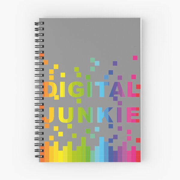 Item preview, Falling Colorful Pixels, Digital Junkie Word Design designed and sold by happyMagenta.