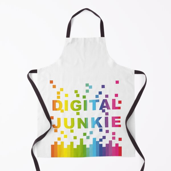 Item preview, Falling Colorful Pixels, Digital Junkie Word Design designed and sold by happyMagenta.