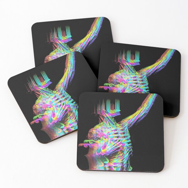 Item preview, Anatomical Skeleton Man Holding An Apple Glitch Art designed and sold by glitchhub.