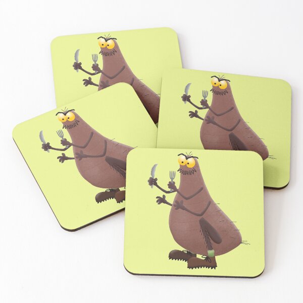 Item preview, Funny hungry ugly flea cartoon designed and sold by FrogFactory.