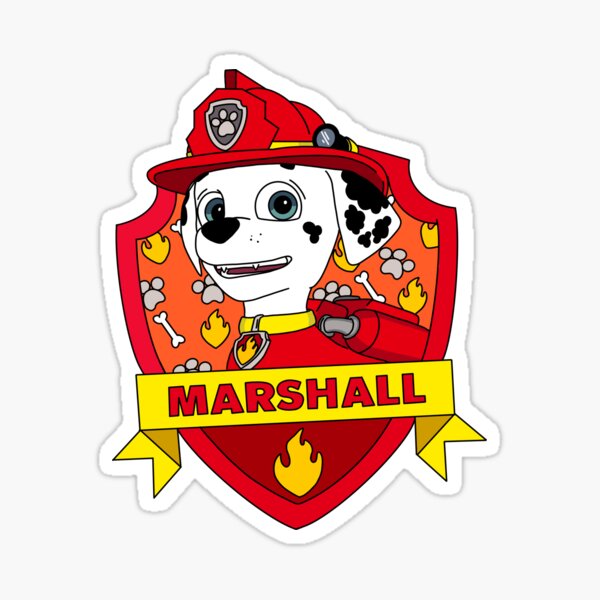 Marshall Badge Sticker