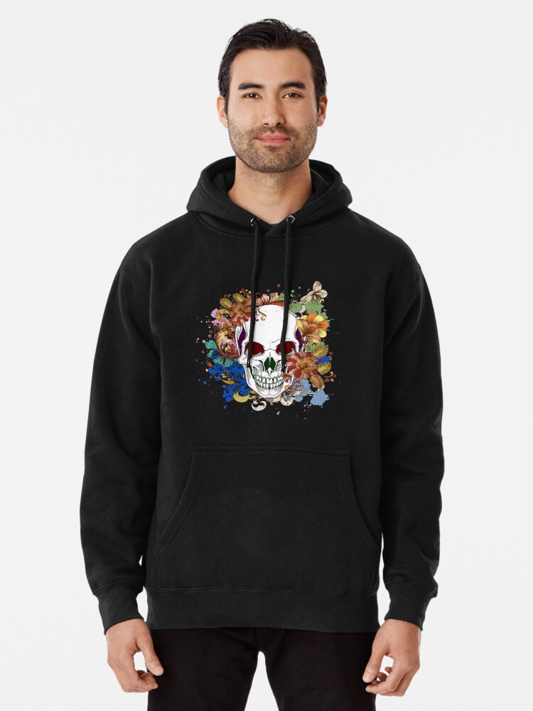 Butterfly best sale skull hoodie