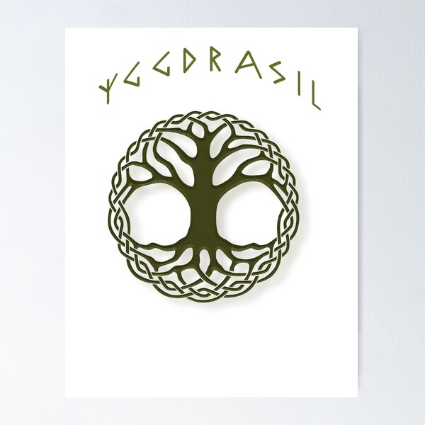 The Tree of Life Yggdrasil Poster