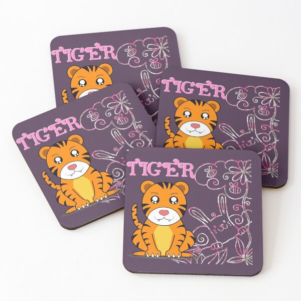 Item preview, TIGER | KAWAII TIGER | CHIBI TIGER designed and sold by NATUREZONE.