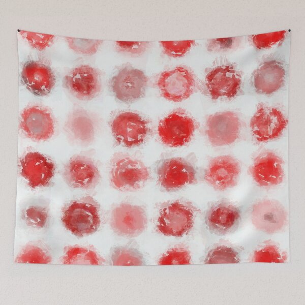 Item preview, brushed patterns red circles designed and sold by Filigranas Digitales.