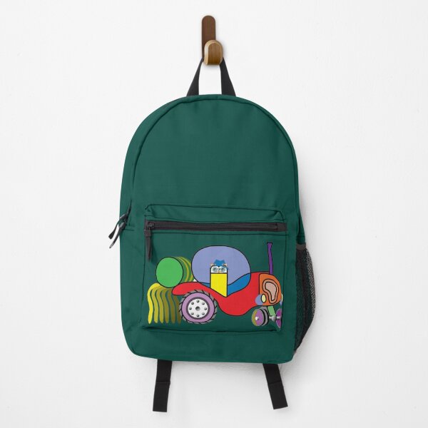 Item preview, Owl as a farmer. (15th tractor, fertilizing, combine,) Kind, decorative, digital, colorful, designed and sold by Paszkan.
