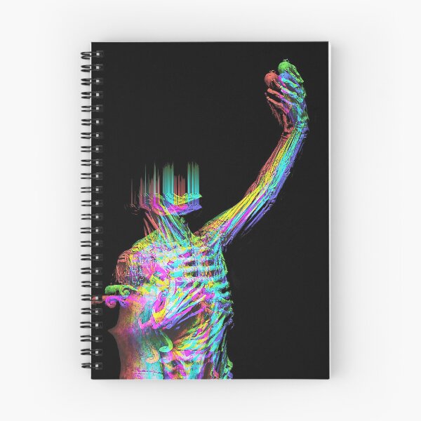 Item preview, Anatomical Skeleton Man Holding An Apple Glitch Art designed and sold by glitchhub.