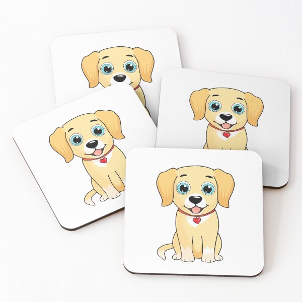 Item preview, cute labrador puppy cartoon - happy and cute designed and sold by AnimalsCartoon.