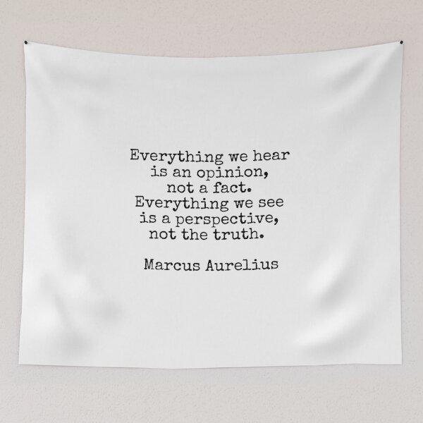 Item preview, Everything we hear is an opinion -  Marcus Aurelius designed and sold by Inspirationmotivation.