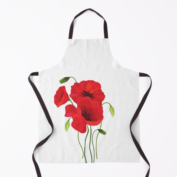 Item preview, Red poppies designed and sold by Floralsharry.