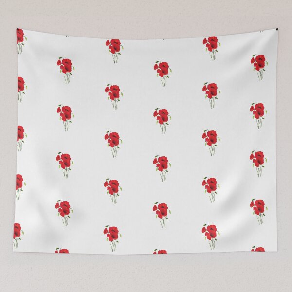 Item preview, Red poppies designed and sold by Floralsharry.