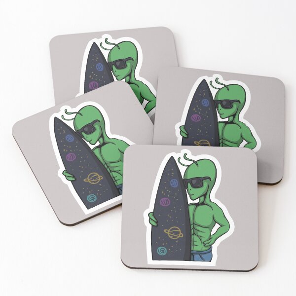 Item preview, Alien surfer designed and sold by Delicarte.