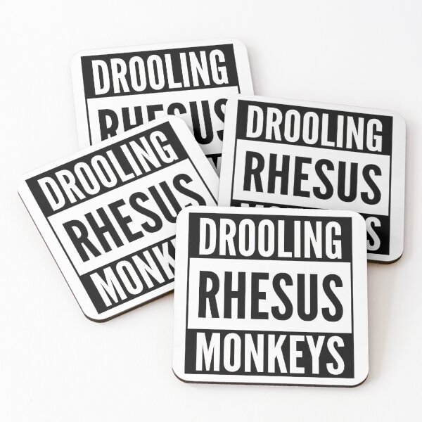 Item preview, Drooling Rhesus Monkeys designed and sold by BobPagani.