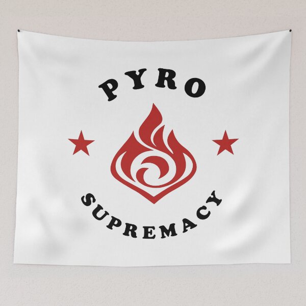 Item preview, Pyro Supremacy - Genshin Impact designed and sold by Morcawork.