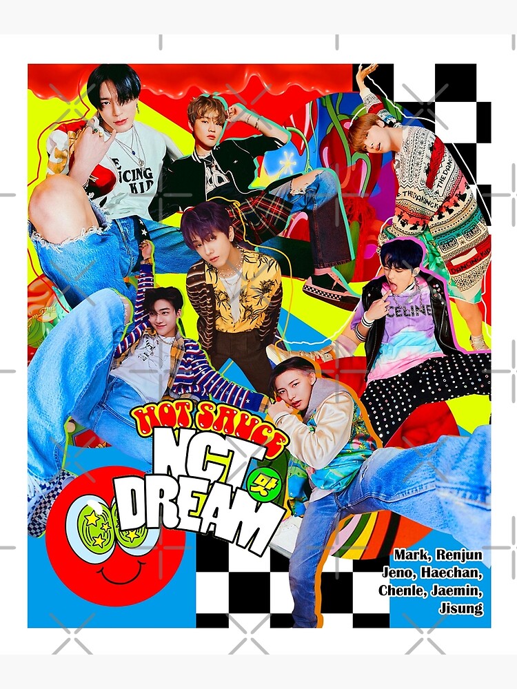 "NCT DREAM "Hot Sauce"" Poster for Sale by lovelyday Redbubble