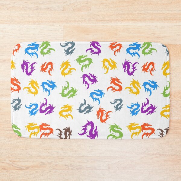 Item preview, WHIMSICAL COLORFUL CHINESE DRAGON LOVERS PATTERN  designed and sold by samArtline.
