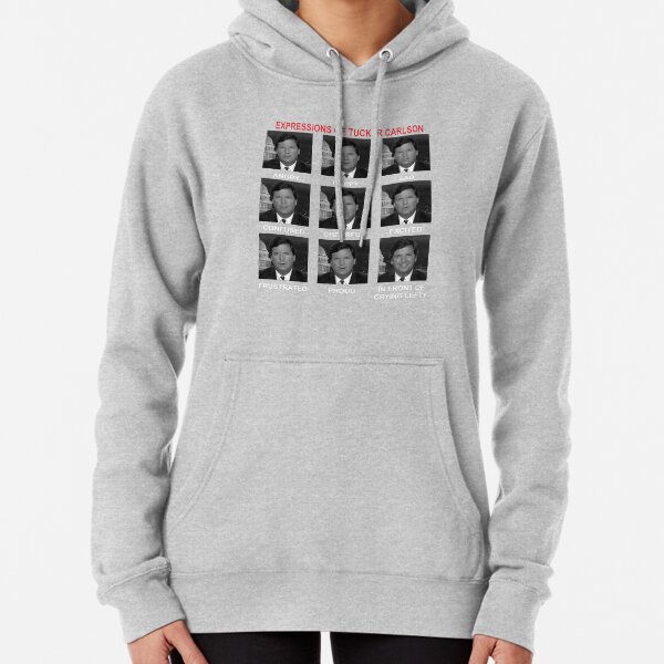 Expressions of Tucker Carlson Pullover Hoodie