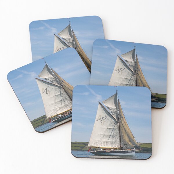 Item preview, The AJ a Bristol pilot cutter in the Falmouth 2018 Classics designed and sold by  Roscorla Photography.