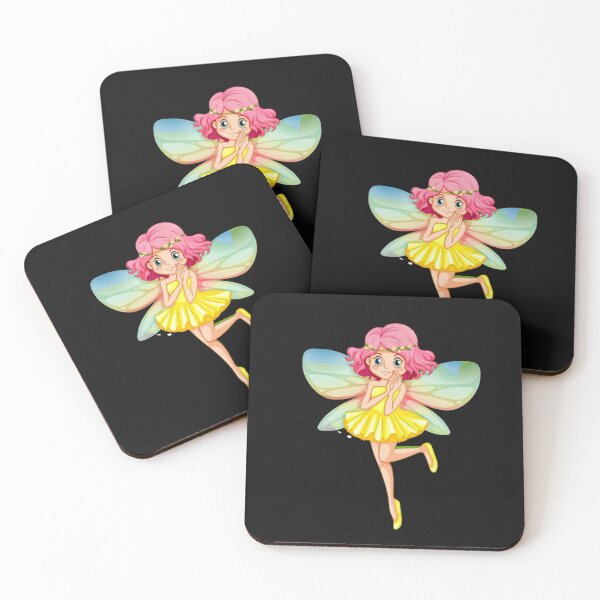 Item preview, Kids print, yellow fairy designed and sold by thekidsprint.