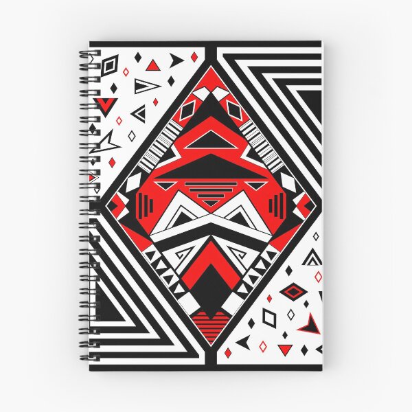 Item preview, Boho ethno patchwork  rhombus symbol graphics red ethnic designed and sold by anzhelikamilisa.