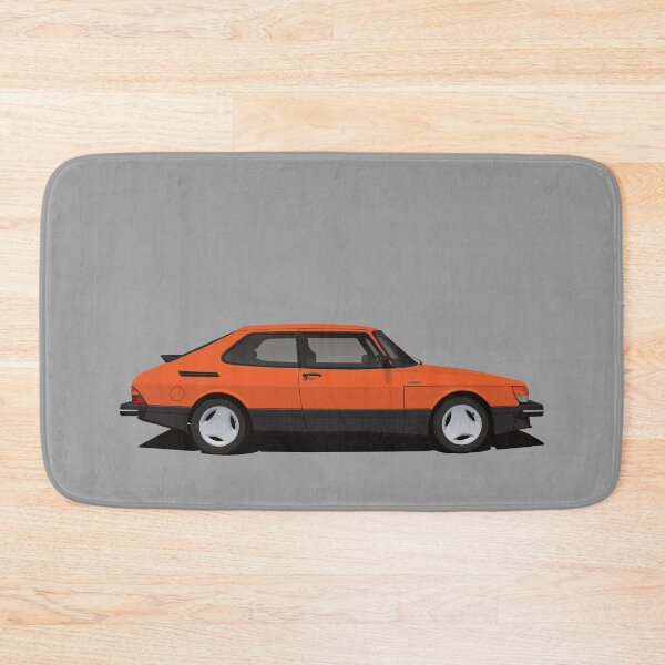 Item preview, Saab 900 Turbo Aero - orange - illustration designed and sold by knappidesign.