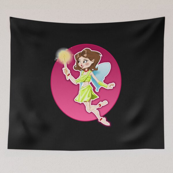 Item preview, Kids print, pink fairy designed and sold by thekidsprint.