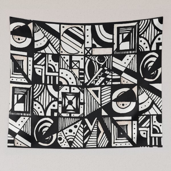 Item preview, Raw Geometry  designed and sold by kallyfactory.