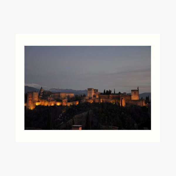 The Alhambra -Granada, Spain Art Print