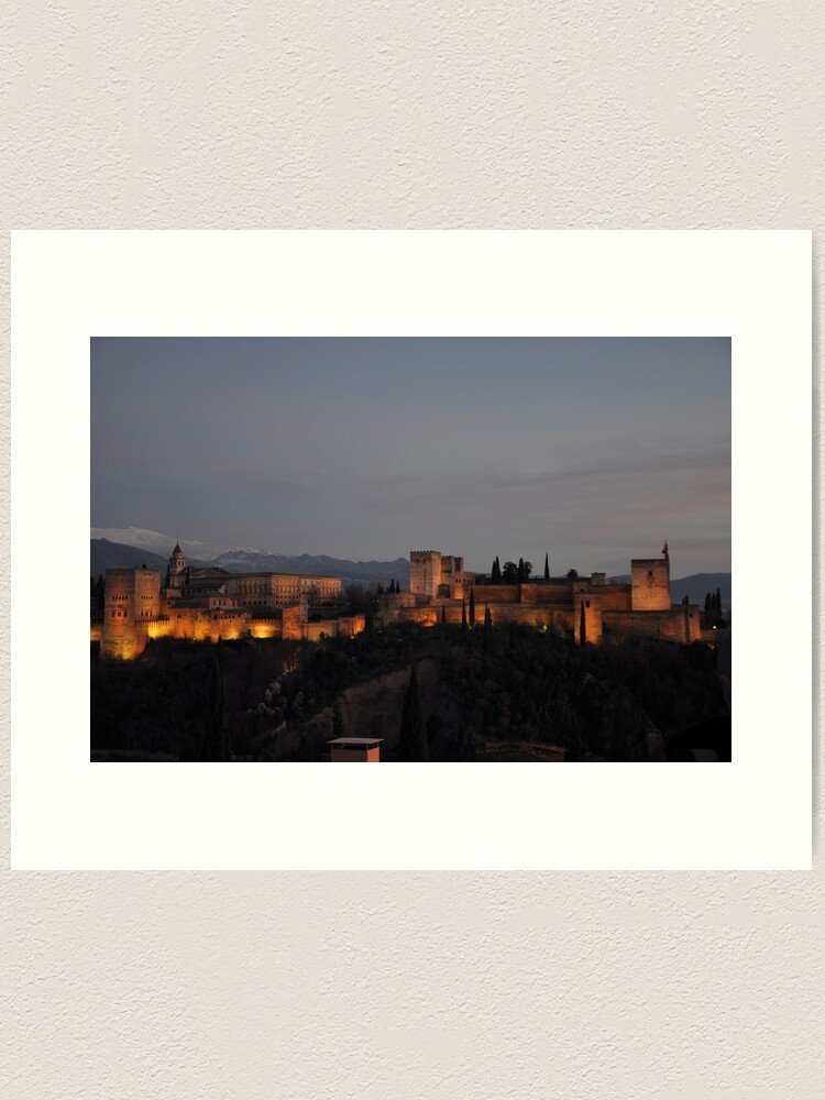 Alternate view of The Alhambra -Granada, Spain Art Print