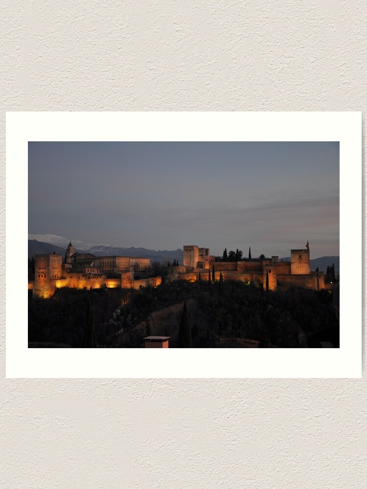 Alternate view of The Alhambra -Granada, Spain Art Print