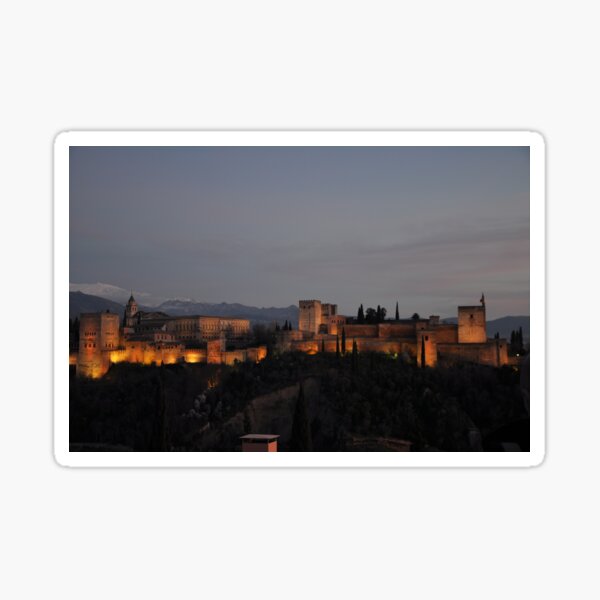 The Alhambra -Granada, Spain Sticker