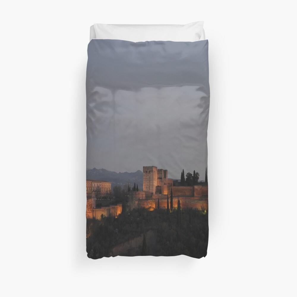 The Alhambra -Granada, Spain Duvet Cover