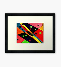 Retro Abstract Framed Print